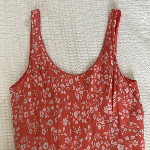 Abercrombie & Fitch Red Floral Midi Dress - Picture 8 of 12